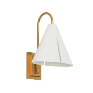A thumbnail of the Visual Comfort KW1131-L1 Matte White / Burnished Brass