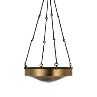 Visual Comfort Chandelier Hanging Light, New, Aged Brass, Six