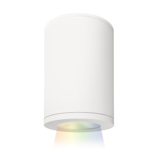 Tropisch voordeel films WAC Lighting DS-CD05-F-CC-WT White Tube Architectural ilumenight Single  Light 4-7/8" Wide Integrated LED Outdoor Flush Mount Ceiling Fixture with  Flood Beam and App Controlled Color and Brightness - LightingDirect.com