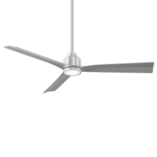 Wac Lighting F 003l Ba Brushed Aluminum Clean 52 3 Blade Indoor Outdoor Smart Ceiling Fan With Led Light Kit And Remote Control Lightingshowplace Com