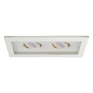 WAC Lighting MT 216LED WT WT White White WAC 10 Adjustable Square Multi Light Recessed Trim LightingDirect