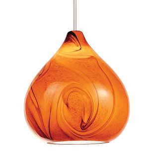 WAC Lighting QP933-AM/BN Amber / Brushed Nickel Truffle 1 ...