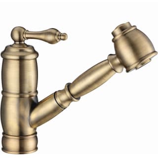 Whitehaus Whkpsl3 2222 Nt Ab Antique Brass Vintage Iii Plus 1 5 Gpm Single Hole Pull Out Kitchen Sink Faucet Faucetdirect Com