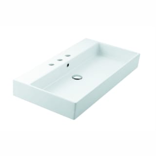 A thumbnail of the WS Bath Collections Unlimited 90 Ceramic White / 3 Faucet Holes