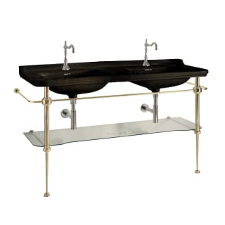 A thumbnail of the WS Bath Collections Waldorf 4143K5.01+9195K2 Glossy Black, Polished Gold