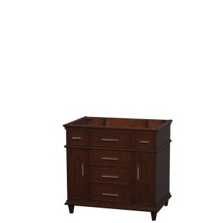 A thumbnail of the Wyndham Collection WC-1717-36-SGL-UM-VAN Dark Chestnut