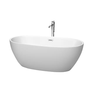 A thumbnail of the Wyndham Collection WCBTE306163ATP11 Matte White / Polished Chrome Trim