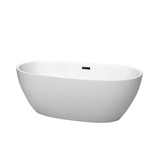 A thumbnail of the Wyndham Collection WCBTE306163 Matte White / Matte Black Trim