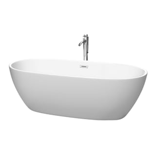 A thumbnail of the Wyndham Collection WCBTE306171ATP11 Matte White / Polished Chrome Trim