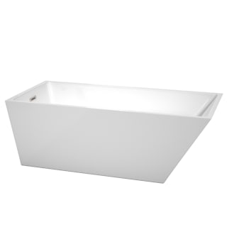 A thumbnail of the Wyndham Collection WCBTK150167 White / Brushed Nickel Trim