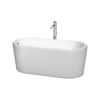 A thumbnail of the Wyndham Collection WCBTK151159ATP11 White / Polished Chrome Trim