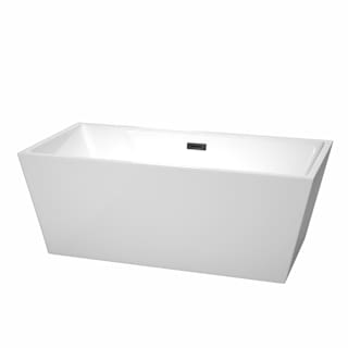 A thumbnail of the Wyndham Collection WCBTK151463 White / Matte Black Trim