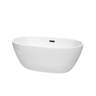 A thumbnail of the Wyndham Collection WCBTK156159 White / Matte Black Trim