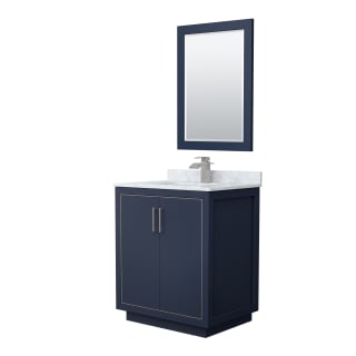 A thumbnail of the Wyndham Collection WCF1111-30S-NAT-M24 Dark Blue / Brushed Nickel Hardware