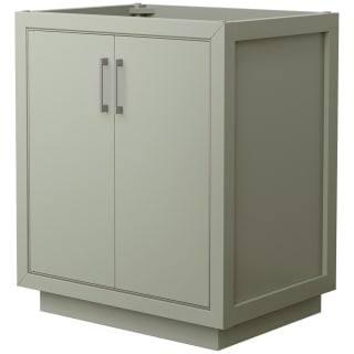 A thumbnail of the Wyndham Collection WCF1111-30S-CX-MXX Light Green / Brushed Nickel Hardware