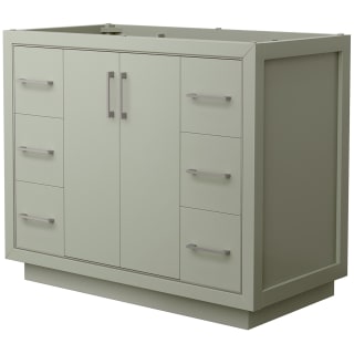 A thumbnail of the Wyndham Collection WCF1111-42S-CX-MXX Light Green / Brushed Nickel Hardware