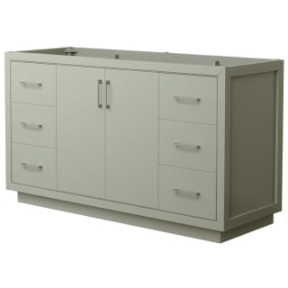 A thumbnail of the Wyndham Collection WCF1111-60S-CX-MXX Light Green / Brushed Nickel Hardware