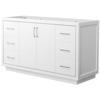 A thumbnail of the Wyndham Collection WCF1111-60S-CX-MXX White / Brushed Nickel Hardware