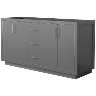 A thumbnail of the Wyndham Collection WCF1111-66D-CX-MXX Dark Gray / Brushed Nickel Hardware