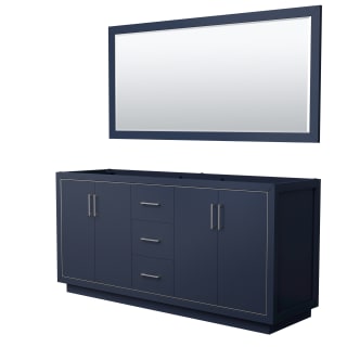 A thumbnail of the Wyndham Collection WCF1111-72D-CX-M70 Dark Blue / Brushed Nickel Hardware