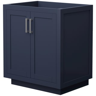 A thumbnail of the Wyndham Collection WCF2929-30S-CX-MXX Dark Blue / Brushed Nickel Hardware