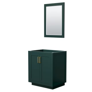 A thumbnail of the Wyndham Collection WCF2929-30S-CX-M24 Green / Brushed Gold Hardware