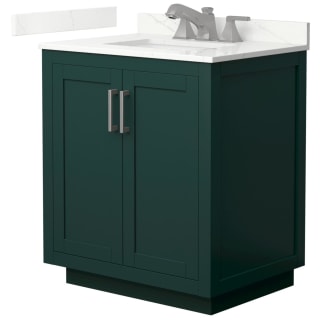 A thumbnail of the Wyndham Collection WCF292930S-QTZ-US3MXX Green / Giotto Quartz Top / Brushed Nickel Hardware