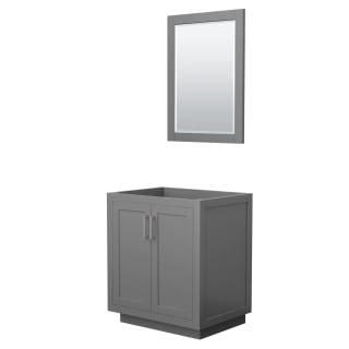 A thumbnail of the Wyndham Collection WCF2929-30S-CX-M24 Dark Gray / Brushed Nickel Hardware