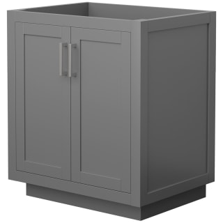 A thumbnail of the Wyndham Collection WCF2929-30S-CX-MXX Dark Gray / Brushed Nickel Hardware