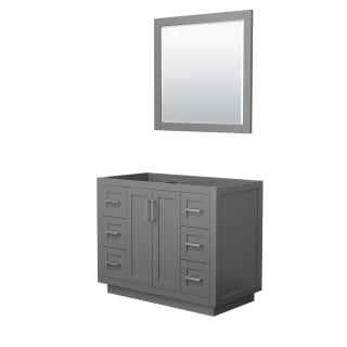 A thumbnail of the Wyndham Collection WCF2929-42S-CX-M34 Dark Gray / Brushed Nickel Hardware