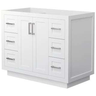 A thumbnail of the Wyndham Collection WCF2929-42S-CX-MXX White / Brushed Nickel Hardware