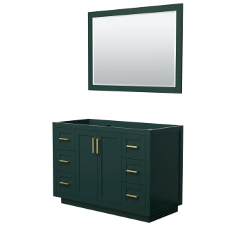 A thumbnail of the Wyndham Collection WCF2929-48S-CX-M46 Green / Brushed Gold Hardware