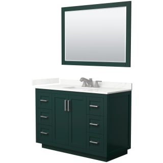 A thumbnail of the Wyndham Collection WCF292948S-QTZ-US3M46 Green / Giotto Quartz Top / Brushed Nickel Hardware