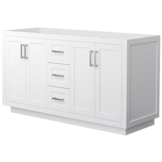 A thumbnail of the Wyndham Collection WCF2929-60D-CX-MXX White / Brushed Nickel Hardware
