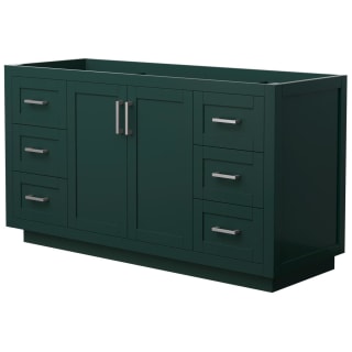 A thumbnail of the Wyndham Collection WCF2929-60S-CX-MXX Green / Brushed Nickel Hardware