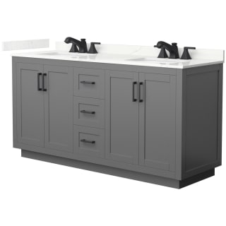 A thumbnail of the Wyndham Collection WCF292966D-QTZ-US3MXX Dark Gray / Giotto Quartz Top / Matte Black Hardware