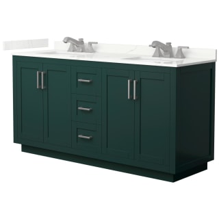 A thumbnail of the Wyndham Collection WCF292966D-QTZ-US3MXX Green / Giotto Quartz Top / Brushed Nickel Hardware