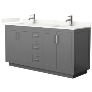 A thumbnail of the Wyndham Collection WCF292966D-QTZ-UNSMXX Dark Gray / Giotto Quartz Top / Brushed Nickel Hardware