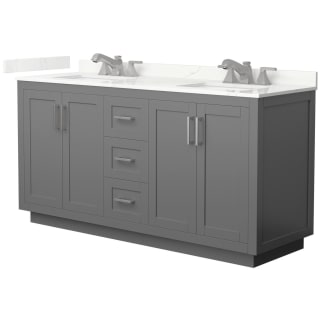 A thumbnail of the Wyndham Collection WCF292966D-QTZ-US3MXX Dark Gray / Giotto Quartz Top / Brushed Nickel Hardware