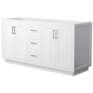 A thumbnail of the Wyndham Collection WCF2929-66D-CX-MXX White / Brushed Nickel Hardware