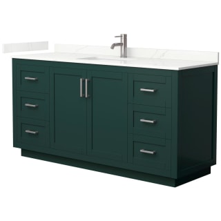 A thumbnail of the Wyndham Collection WCF292966S-QTZ-UNSMXX Green / Giotto Quartz Top / Brushed Nickel Hardware