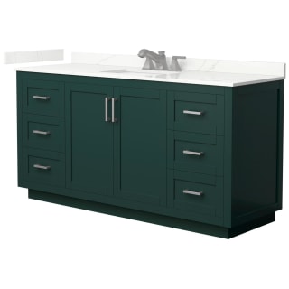 A thumbnail of the Wyndham Collection WCF292966S-QTZ-US3MXX Green / Giotto Quartz Top / Brushed Nickel Hardware