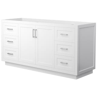 A thumbnail of the Wyndham Collection WCF2929-66S-CX-MXX White / Brushed Nickel Hardware