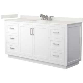 A thumbnail of the Wyndham Collection WCF292966S-QTZ-US3MXX White / White Quartz Top / Brushed Nickel Hardware