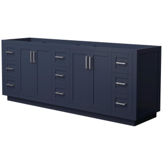 A thumbnail of the Wyndham Collection WCF2929-84D-CX-MXX Dark Blue / Brushed Nickel Hardware