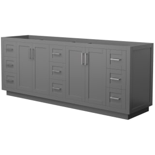 A thumbnail of the Wyndham Collection WCF2929-84D-CX-MXX Dark Gray / Brushed Nickel Hardware