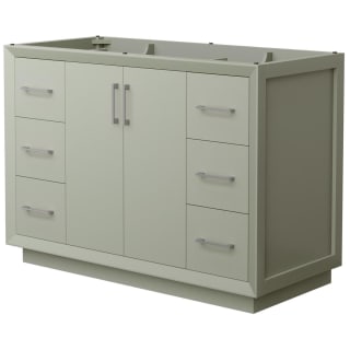 A thumbnail of the Wyndham Collection WCF414148S-CXSXX-MXX Light Green / Brushed Nickel Hardware