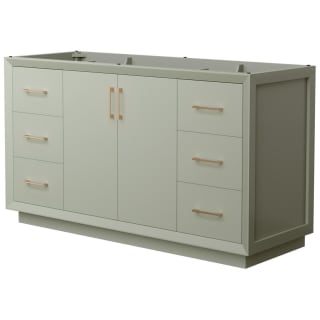 A thumbnail of the Wyndham Collection WCF414160S-CXSXX-MXX Light Green / Satin Bronze Hardware