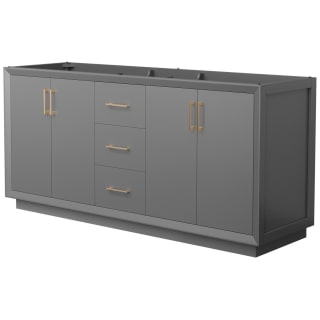 A thumbnail of the Wyndham Collection WCF414172D-CXSXX-MXX Dark Gray / Satin Bronze Hardware