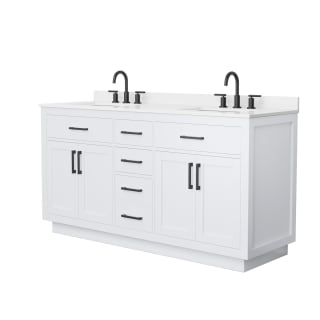 A thumbnail of the Wyndham Collection WCG262666D-QTZ-US3MXX White / White Quartz Top / Matte Black Hardware